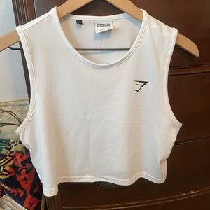 Gymshark Classic White Crop Top
